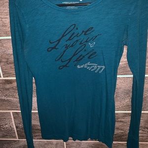 Medium dark teal long sleeve